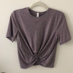 Lululemon cropped t shirt